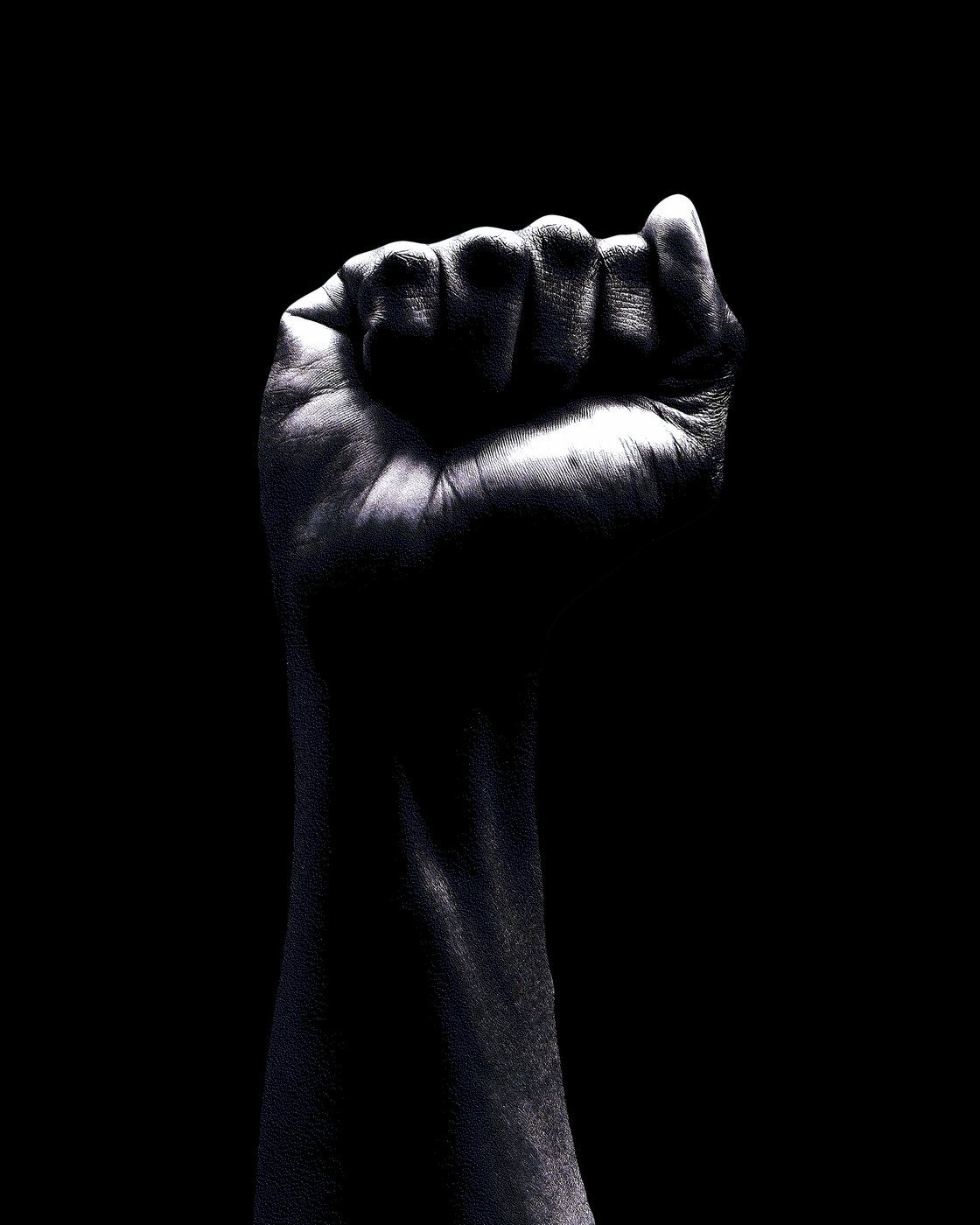 Black power fist. (Unsplash/visuals)